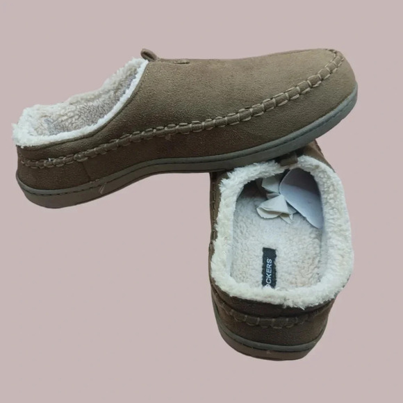 Dockers mens slippers with memory foam size XL beige - Picture 4 of 12